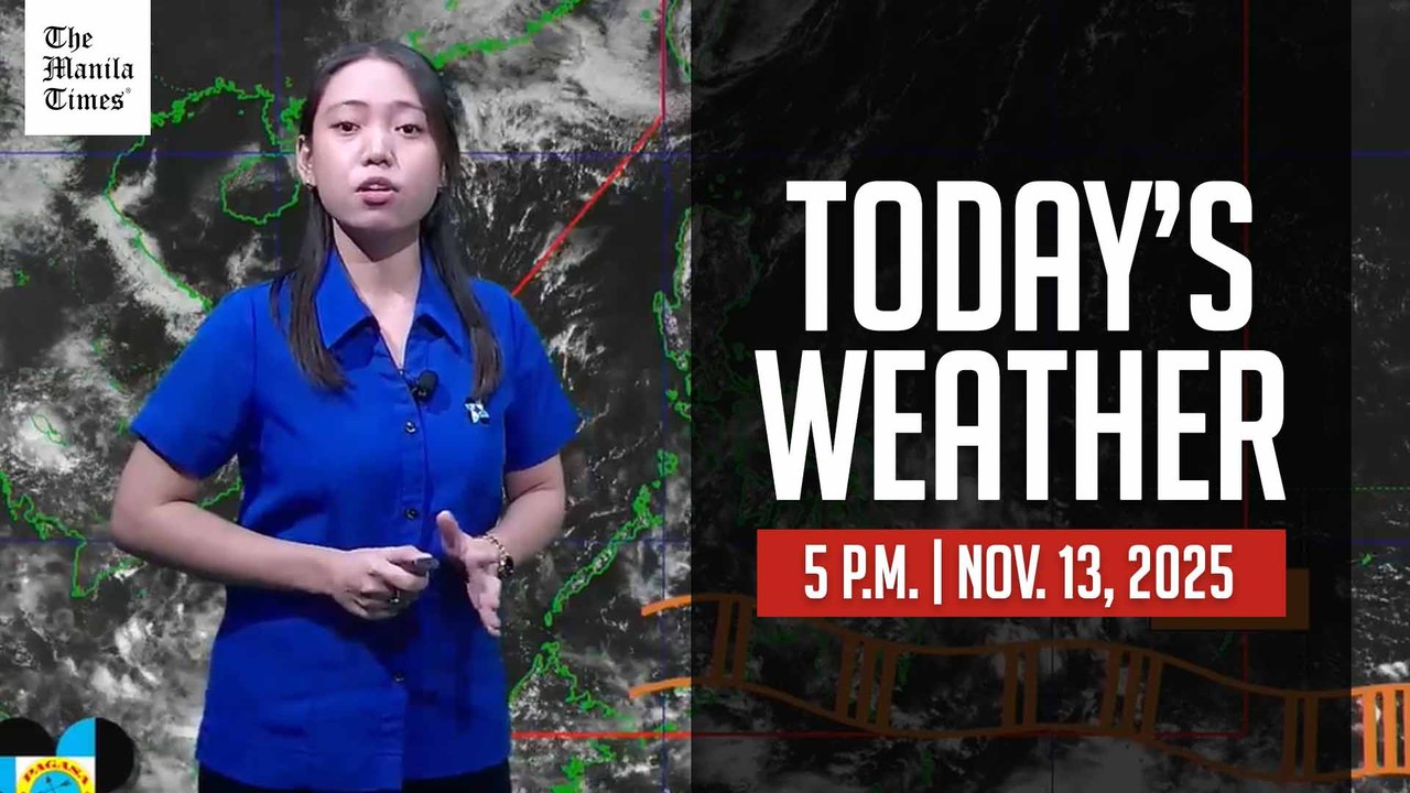 Today's Weather, 5 P.M. | Nov. 13, 2025