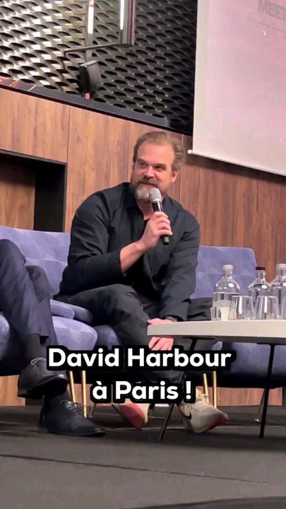 David Harbour à Paris !