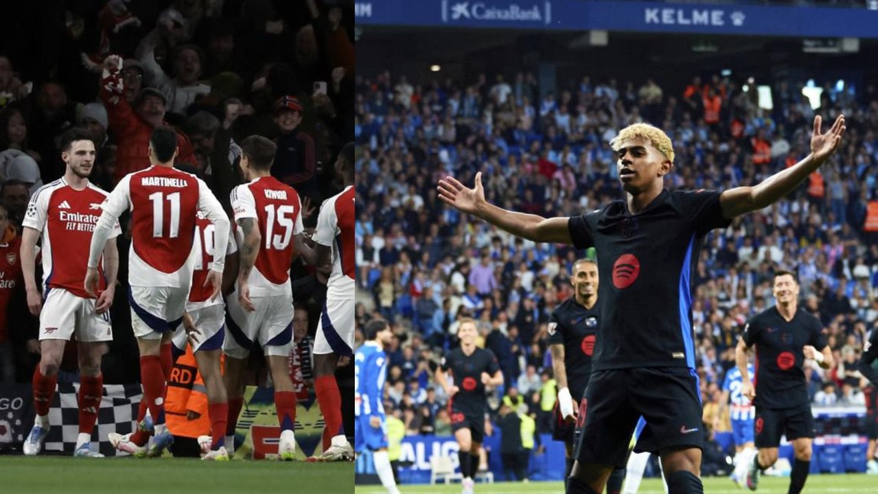 Los goles de Lamine contra el Espanyol y Rice contra el Madrid, nominados al premio Puskas