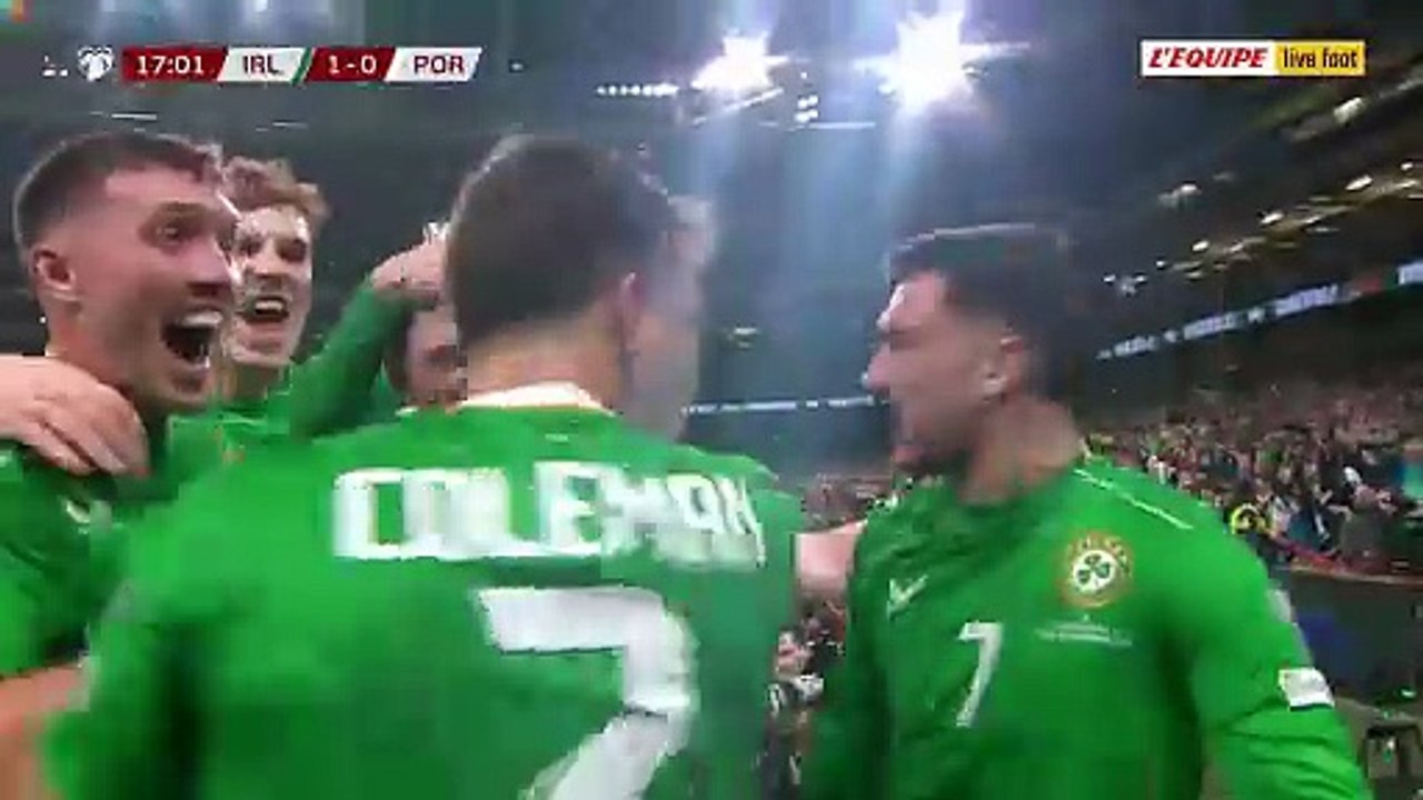 Irlande bat le Portugal 2-0 : La qualification pour la Coupe du Monde en jeu ⚽