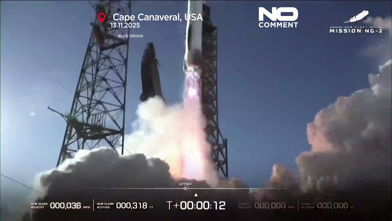 Blue Origin launches NASA’s twin Mars orbiters, lands booster for the first time