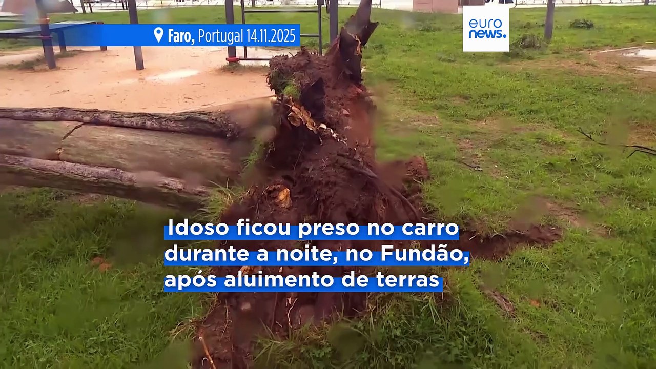 Depressão Cláudia causa mais de 2.000 ocorrências em Portugal 🌧️