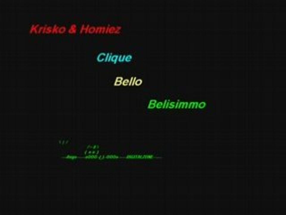 Krisko Bello Belisimmo