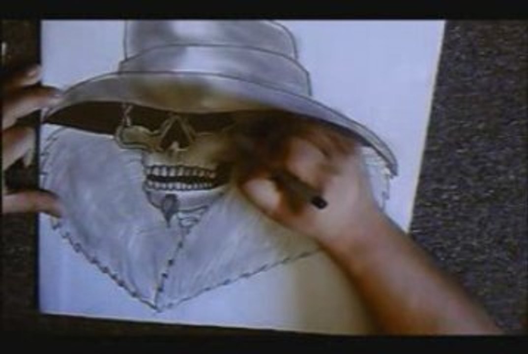 learn to draw a cartoon skull