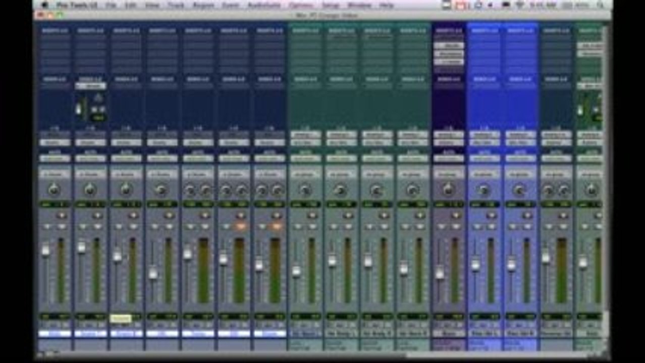 Using Groups in Pro Tools