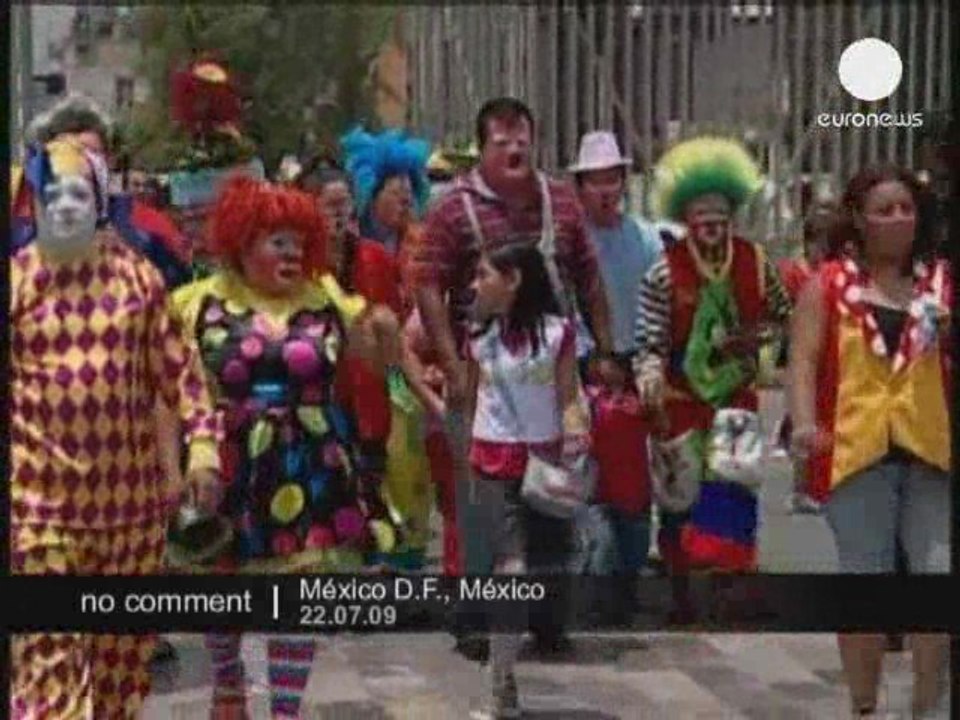 Pèlerinage de Clowns à la Basilique de Guadalupe au Mexique
