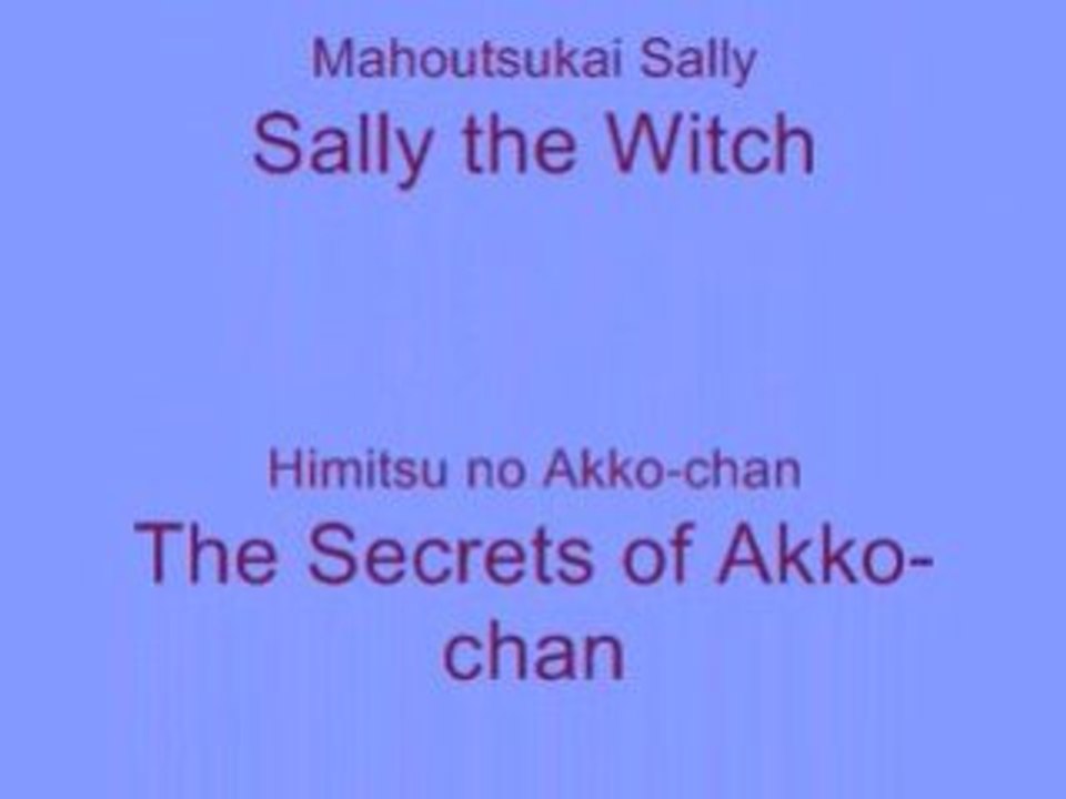 The Magical Girl genre in anime and genre