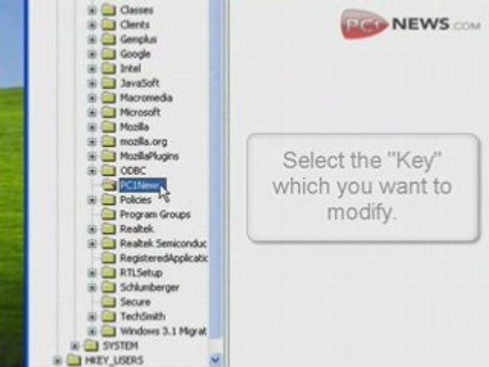 TUTORIAL: MODIFYING Key IN YOUR WINDOWS REGISTRY.