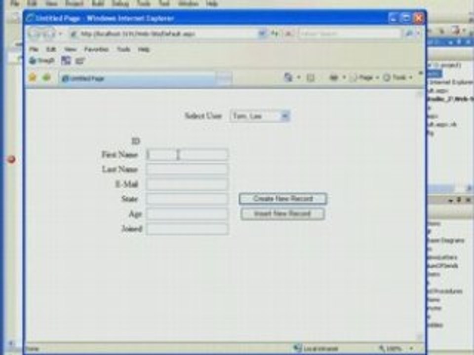 Visual Basic visual studio 2008 -2-42 Insert New Record