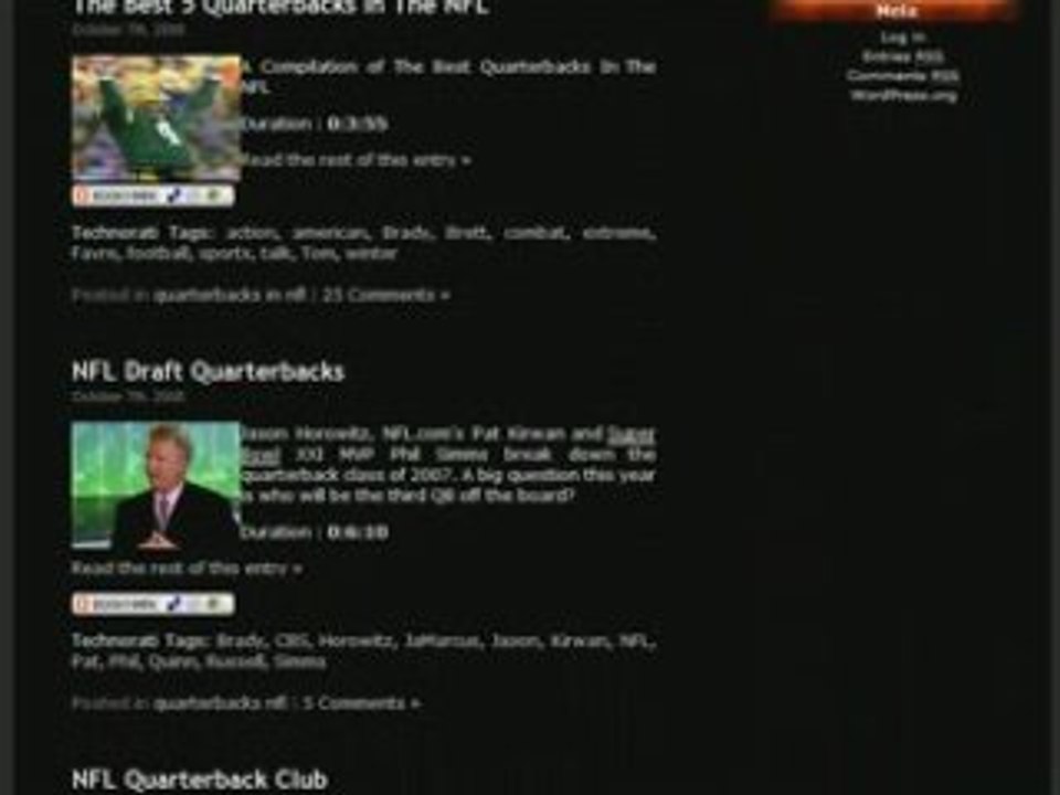 Quarterbacks of the NFL , American Football League