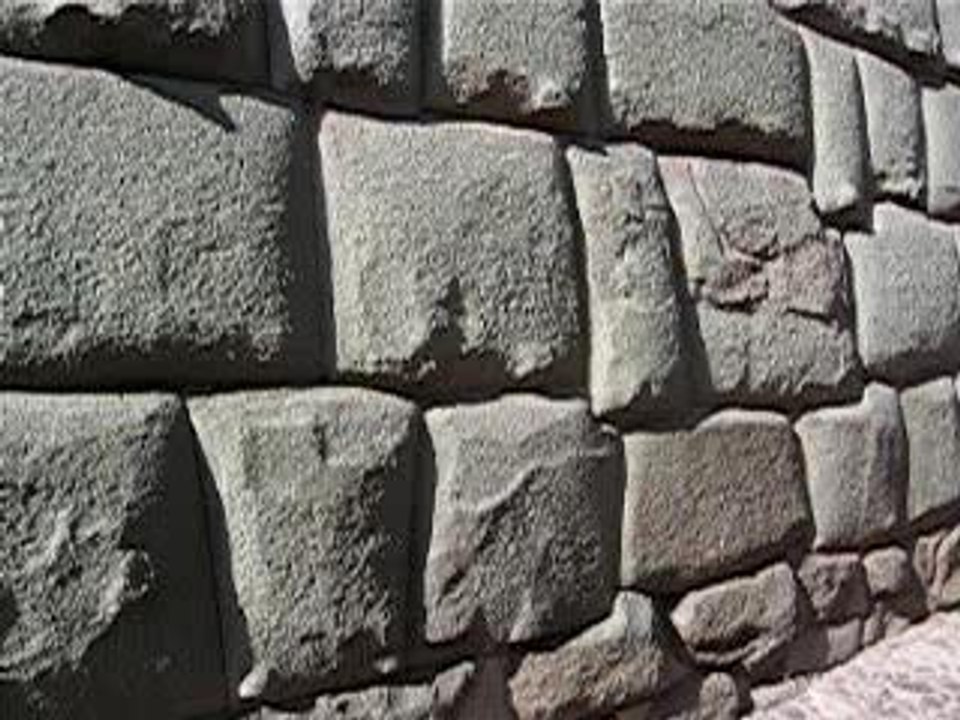 Mauer mit Inka-Stein mit 12 Ecken