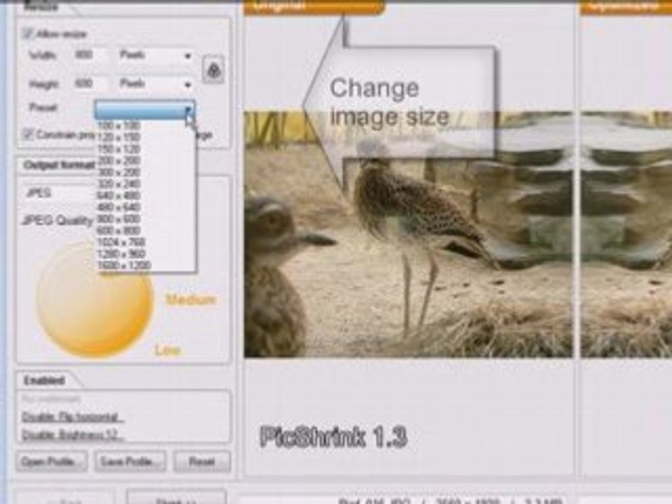 Image Compression with PicShrink
