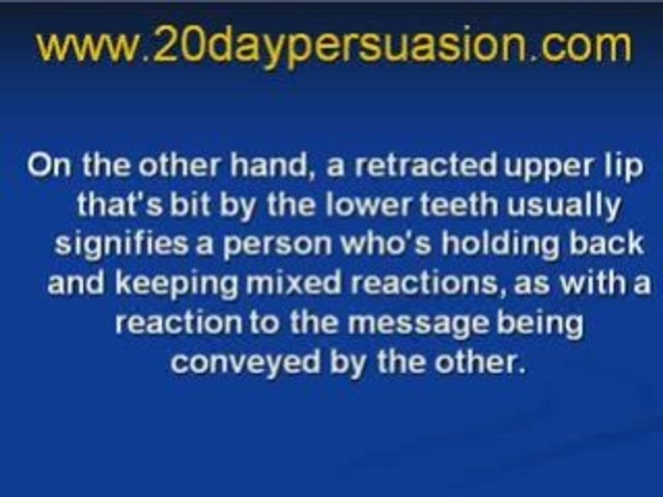 Examples On Body Language And Their Meanings