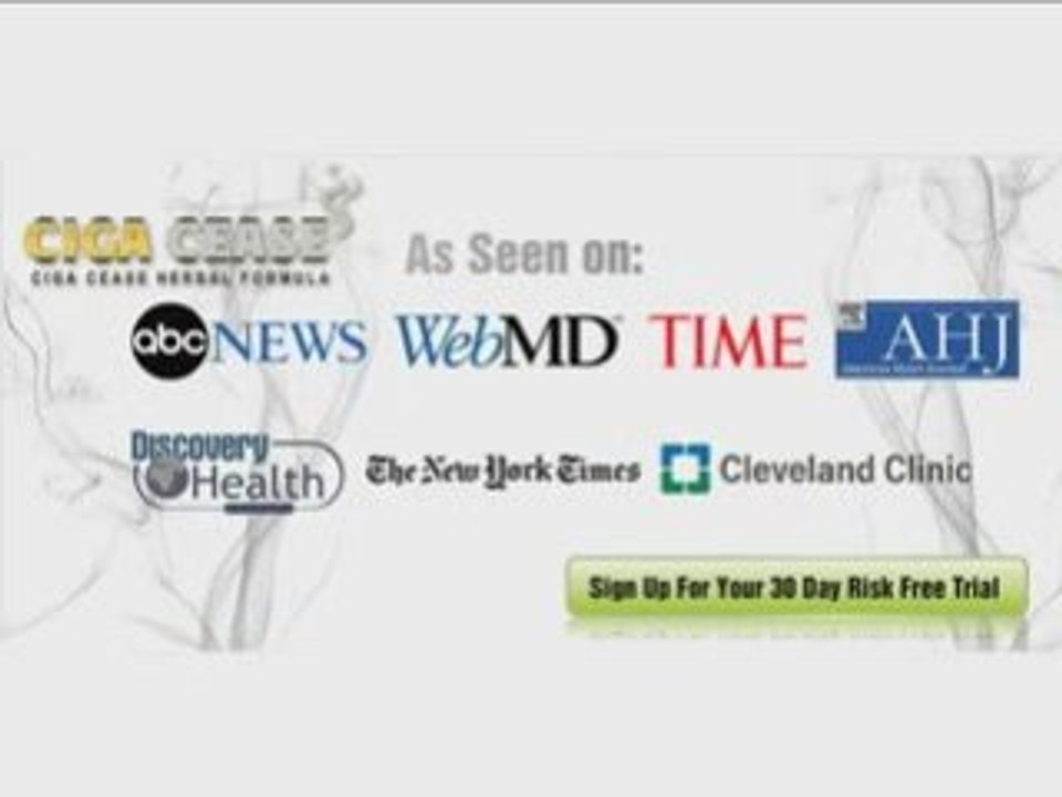 Ciga Cease Quit Smoking Aid - All Natural Stop Smoking Pills