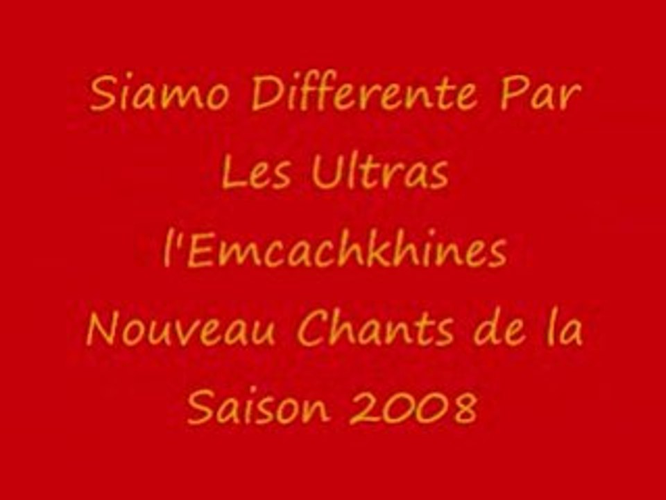 Siamo Differente Nouveau Chant Des ULE02