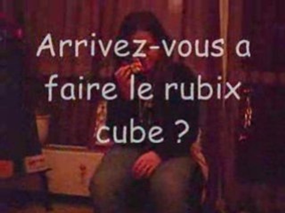 rubix cube pied