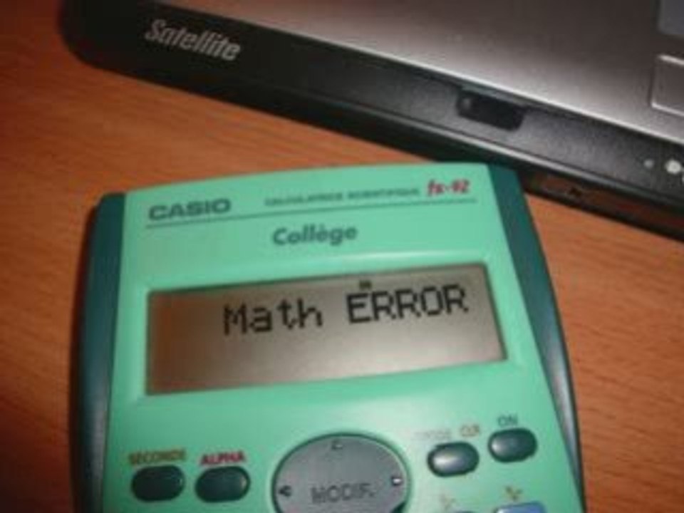 MATH ERROR !