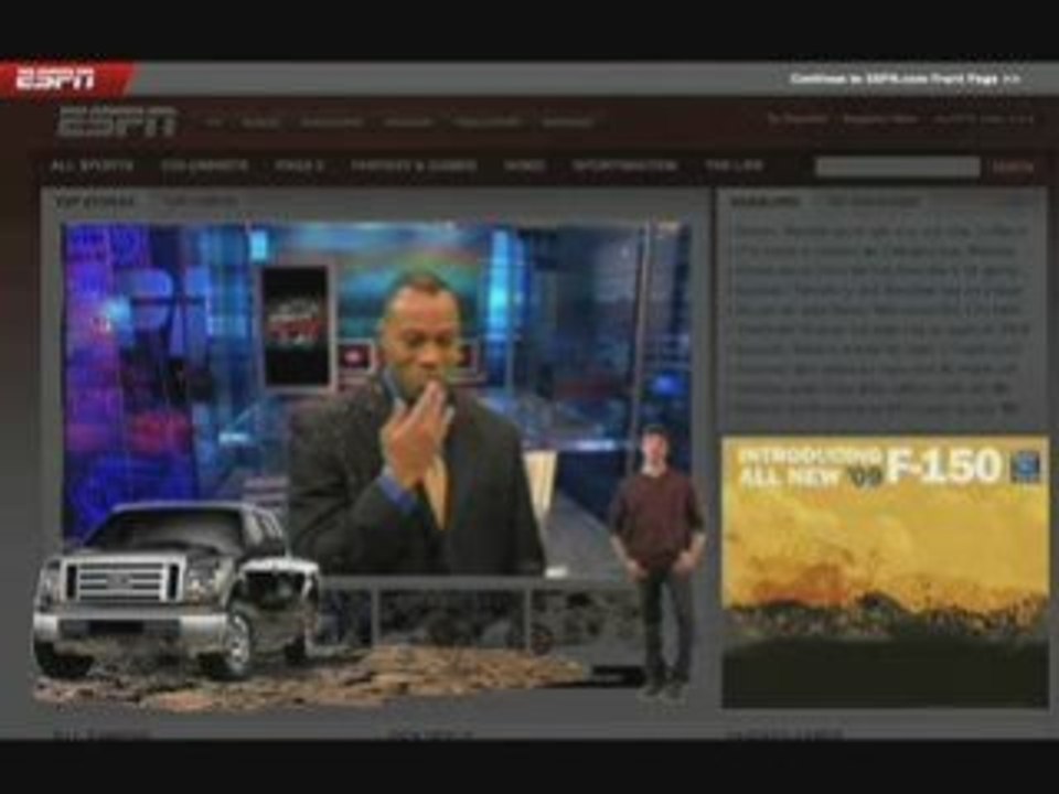 ESPN/Ford: ESPN Website Ad