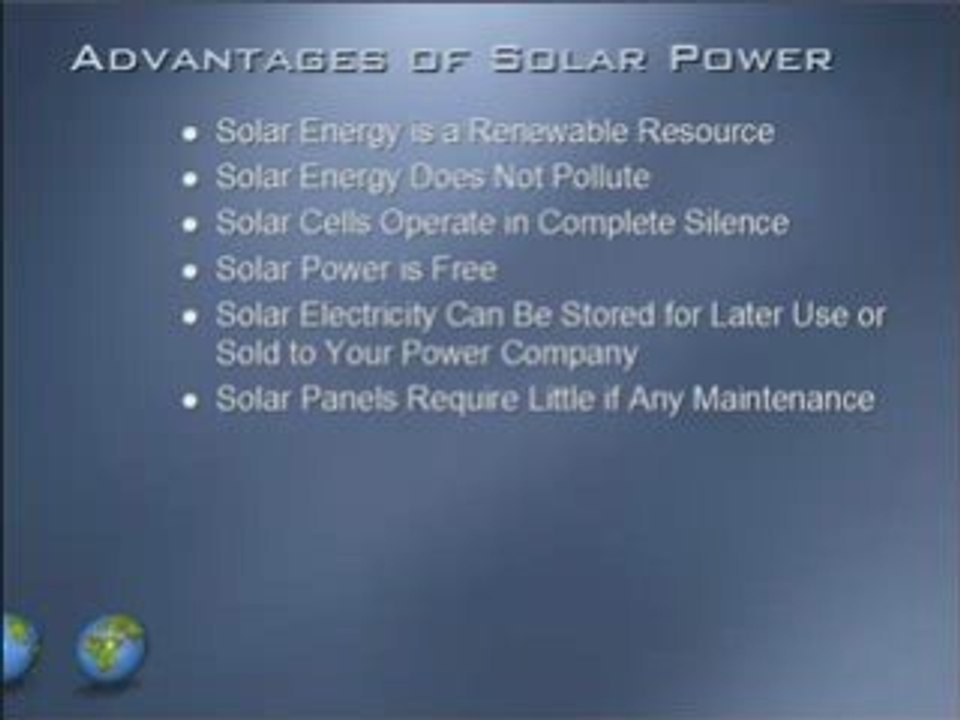 Advantages and Disadvantages of Solar Power