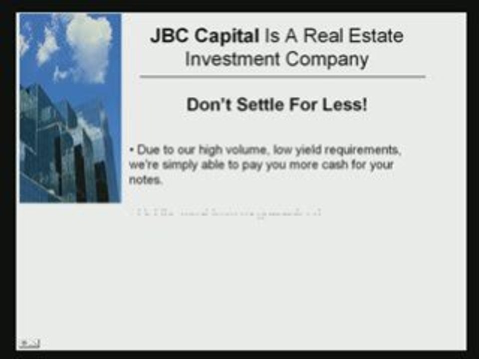 "real estate notes" "we buy notes" sell your note"