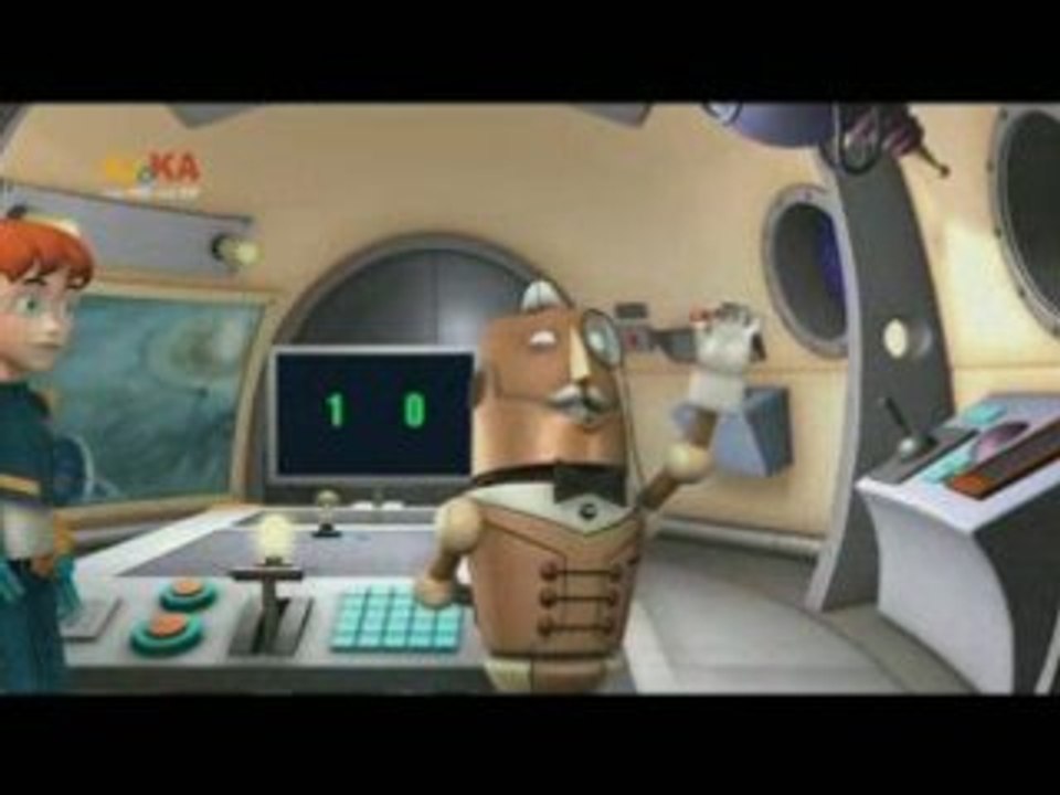 witzige animation: roboter erklärt quantencomputer