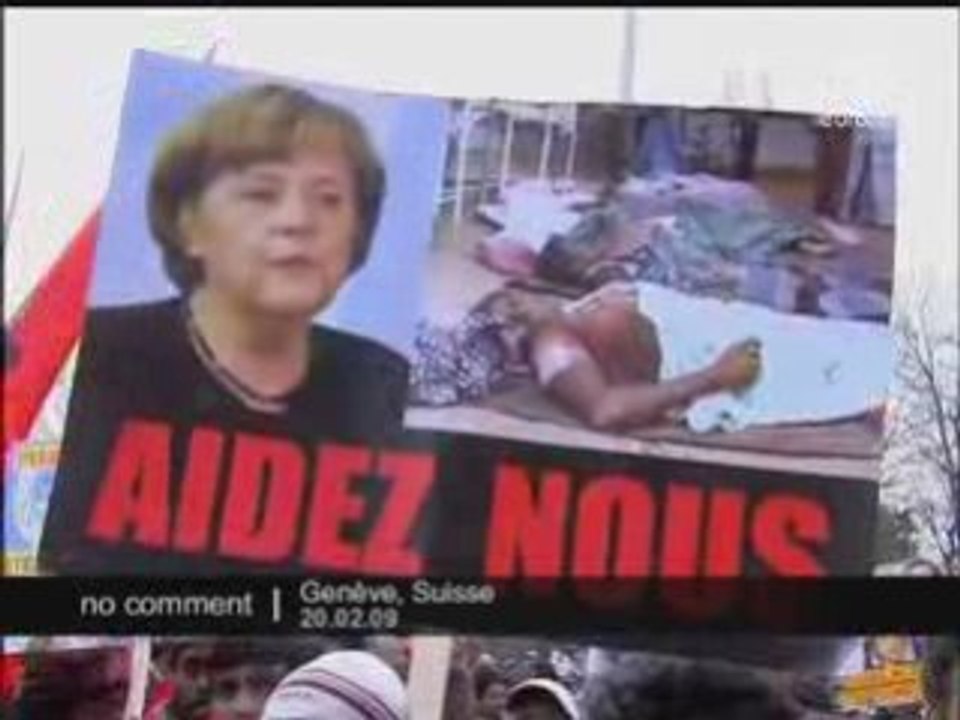 Manifestation tamoule à Genève