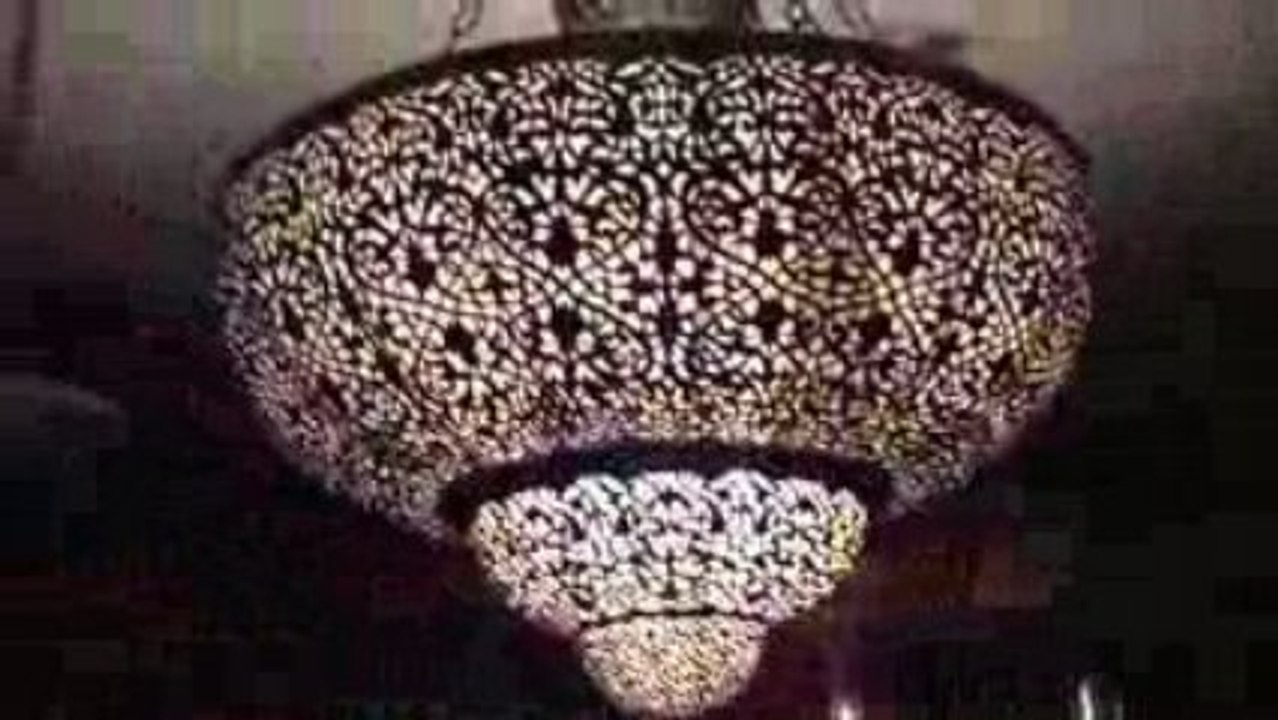 MOROCCAN CHANDELIER - Moorish Chandelier - Spanish Style lig
