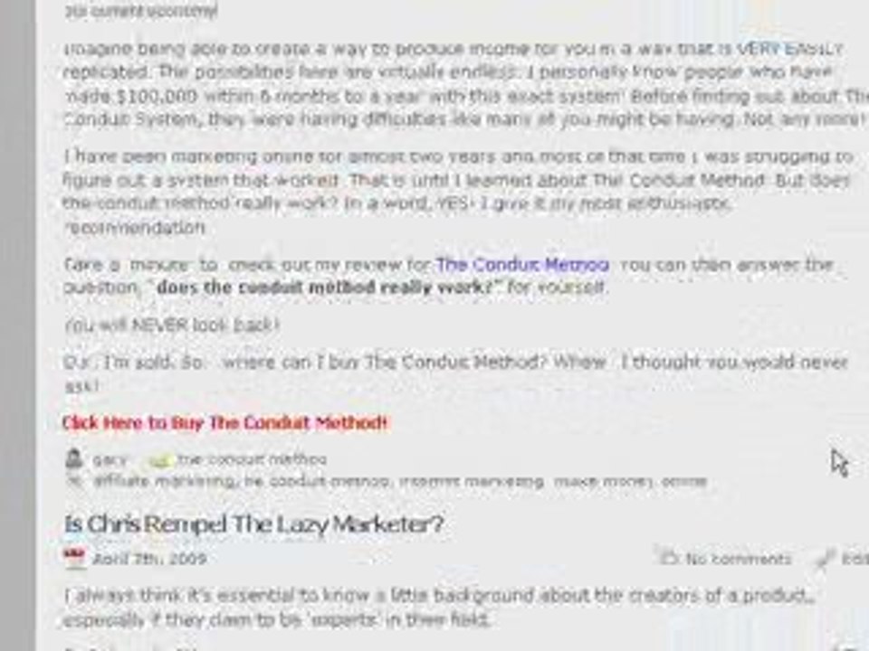 The Conduit Method Review and Bonus Package