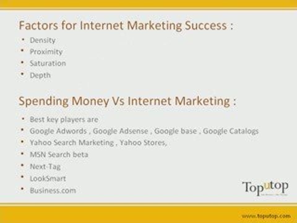 Successful implementation of Internet Marketing