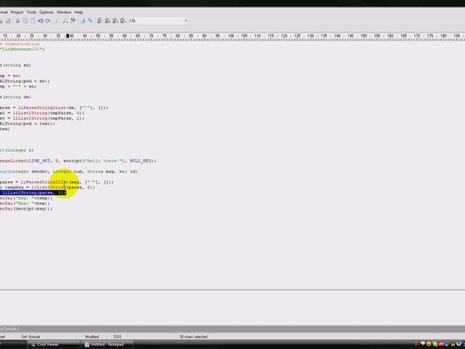 Tutorial on lsl security hash (for beginners)