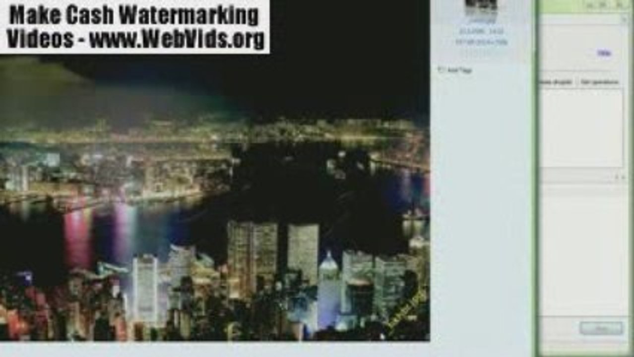 How to watermark photos