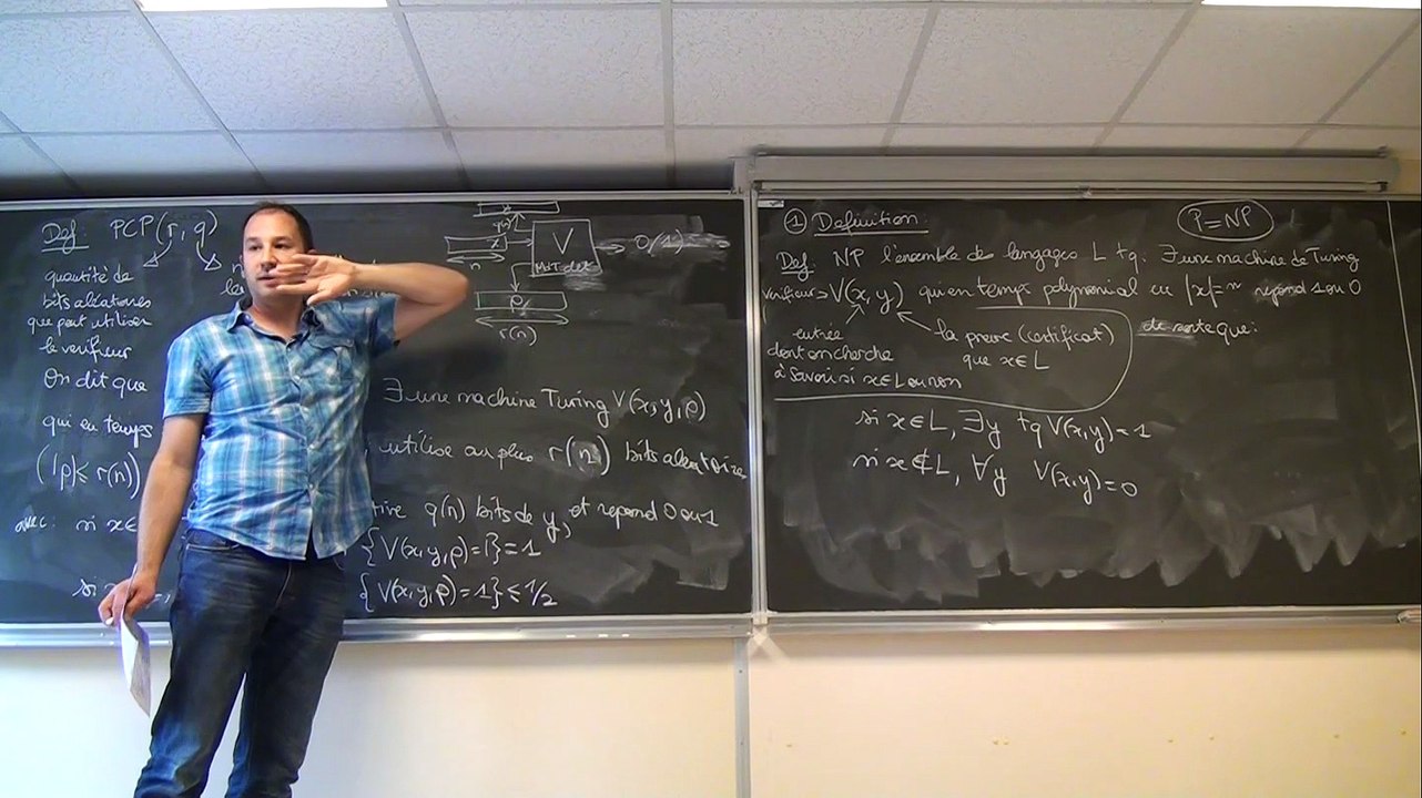 [PCP 1A/5] N. Schabanel - Preuve complète du théorème PCP