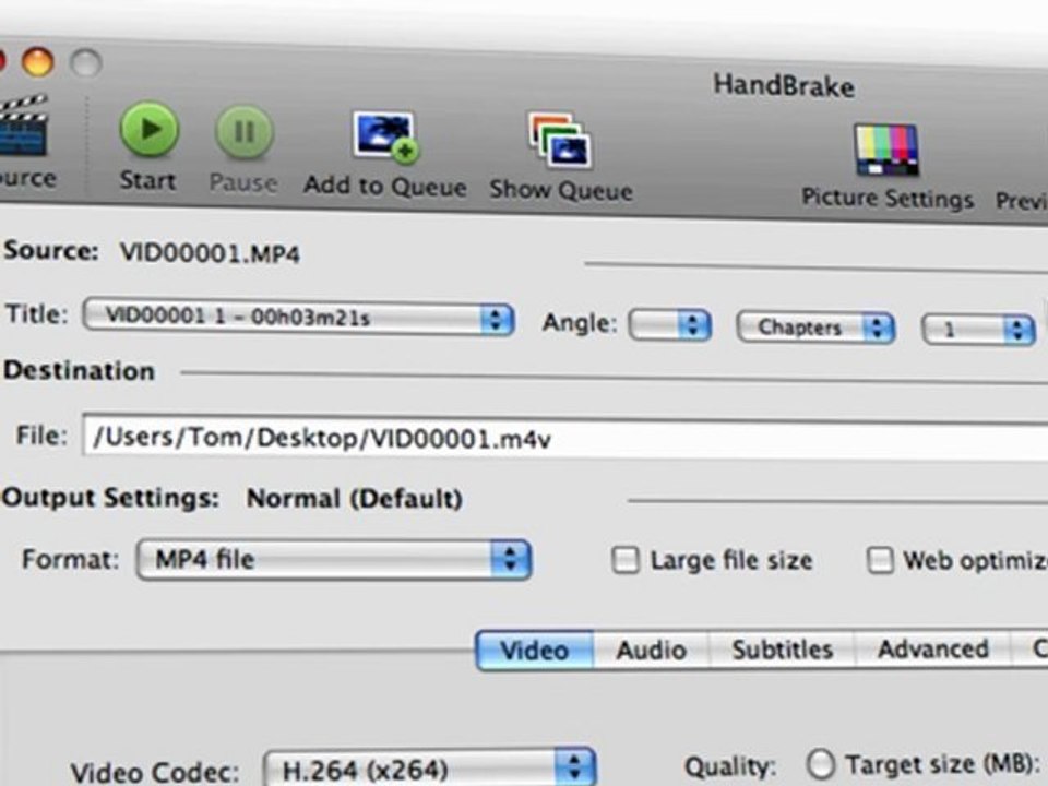 Handbrake Tutorial