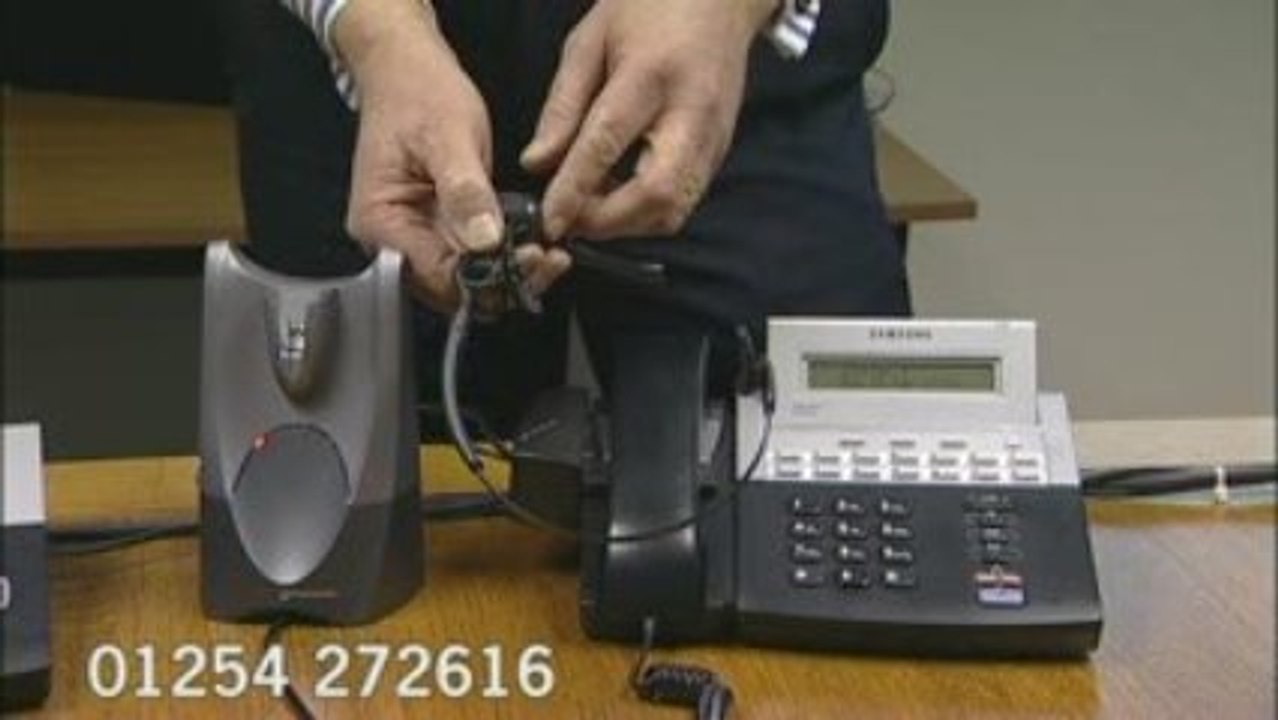 Samsung Business Phone with Wireless Headset & Handset Lifter 📞