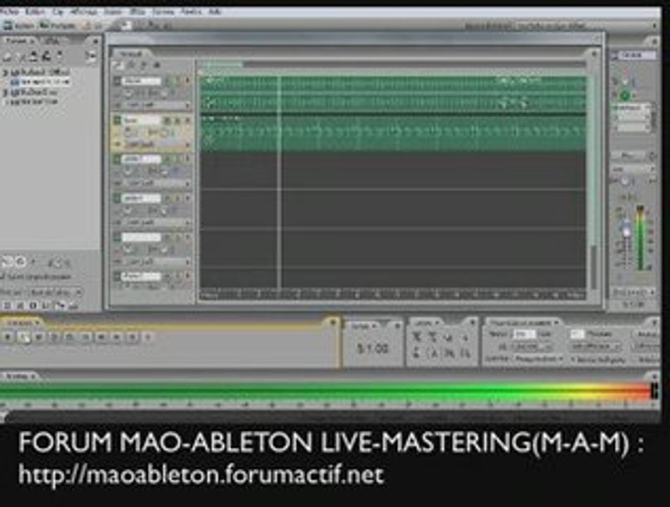 Adobe Audition 3 piste Bass DIDGUITARE