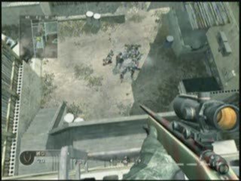 Chris et GizmoO sur Cod4 : 2 Kill + Beugue Fumi !!