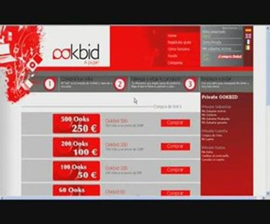 OOKBID, COMO FUNCIONA http://www.ookbid.com