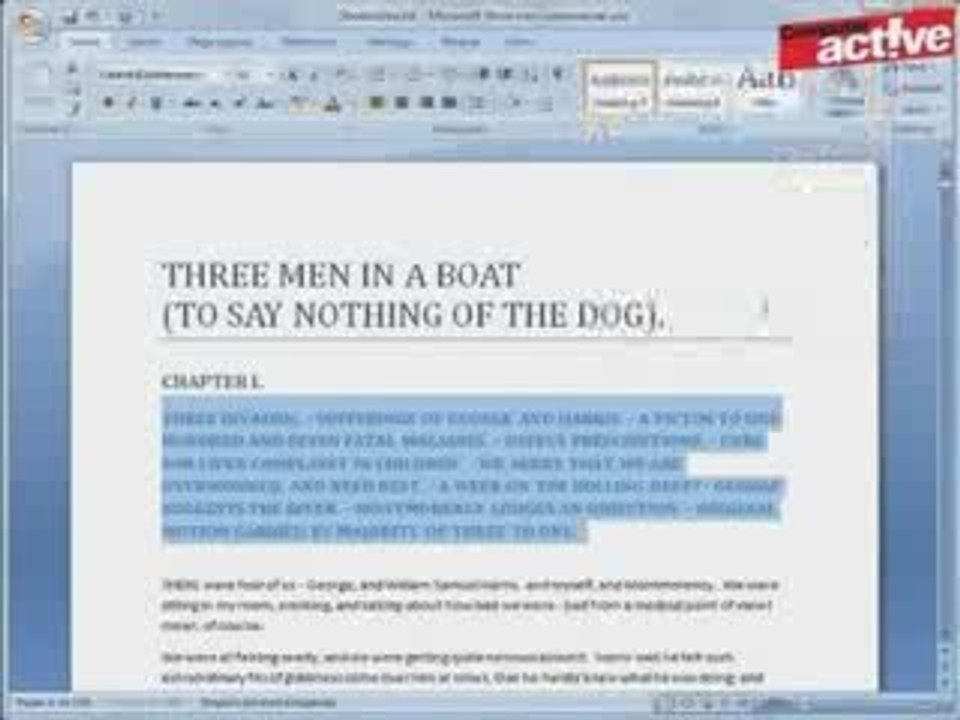 Learn about Word 2007 styles