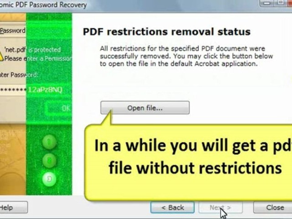 How to remove restrictions of PDF files