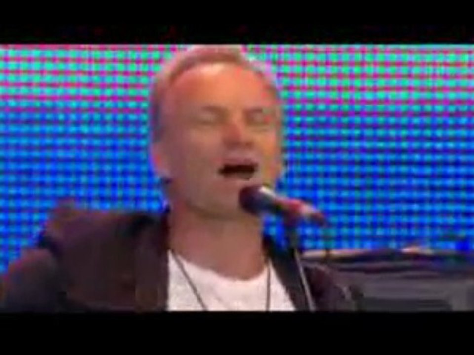 STING - Message in a bottle - LIVE 8