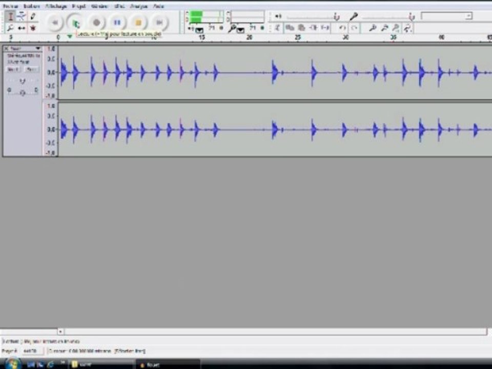 vidéo d'explication sur Audacity