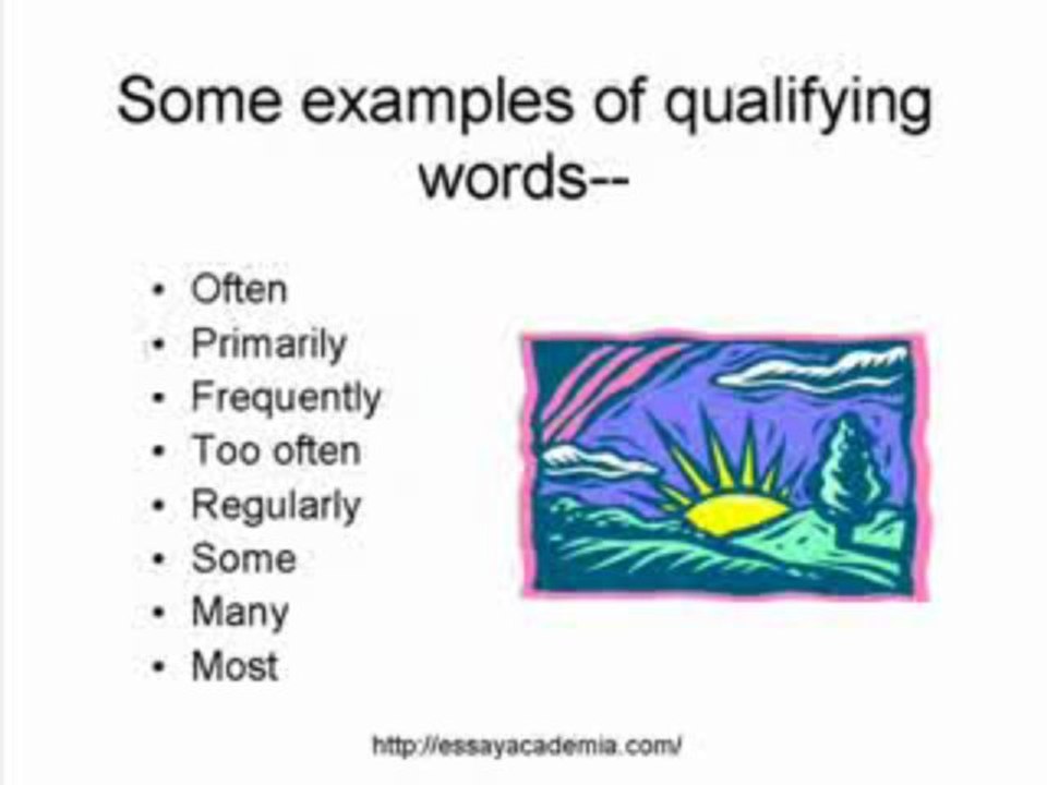 Some Tips for Writing Effective Thesis Statements