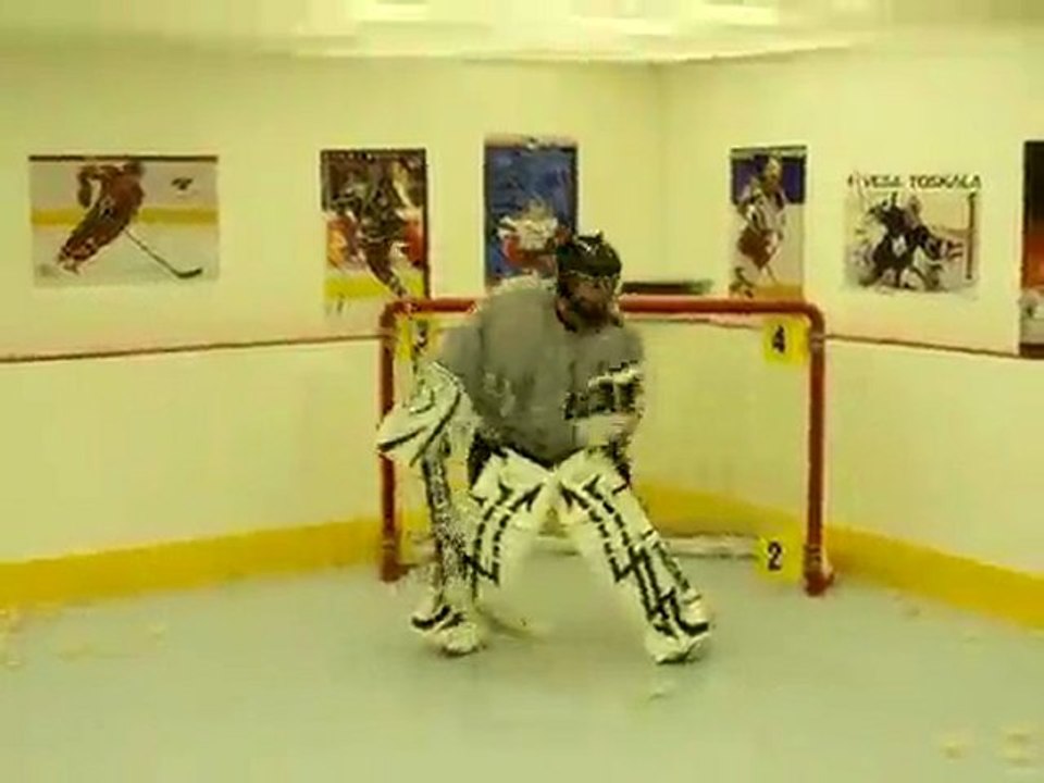 Watch a Synthetic Ice Goaltender Training Demo 🧊