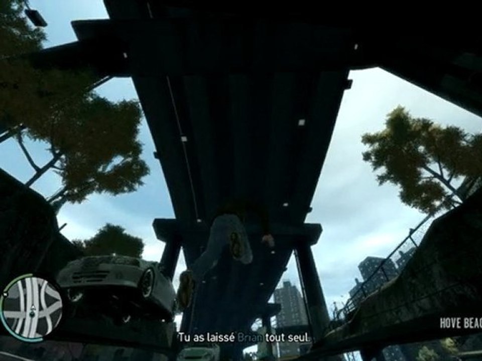 GTA IV bug ( Le trou bleu ^^ )