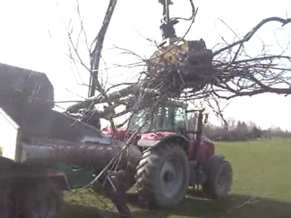 Déchiqueteuse bois plaquette bois