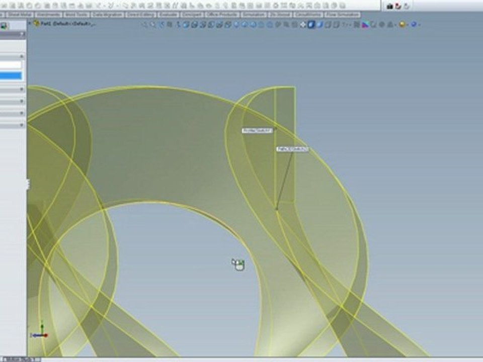 SOLİDWORKS 3d curve (equation driven)