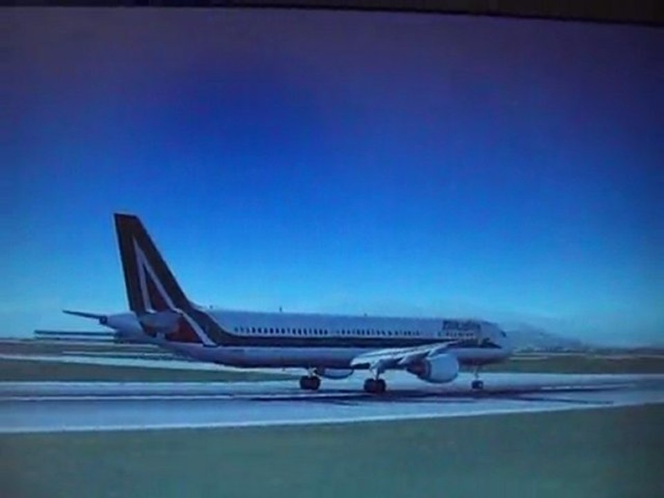 DECOLLAGE DE PISE A321 ALITALIA