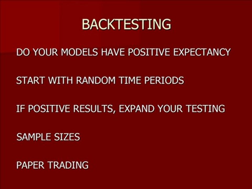 INDEX TRADING - WINNING TRADING SYSTEMS - SP500 EMINI FUTURE