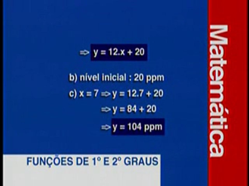 Funções de 1°do 2° Graus