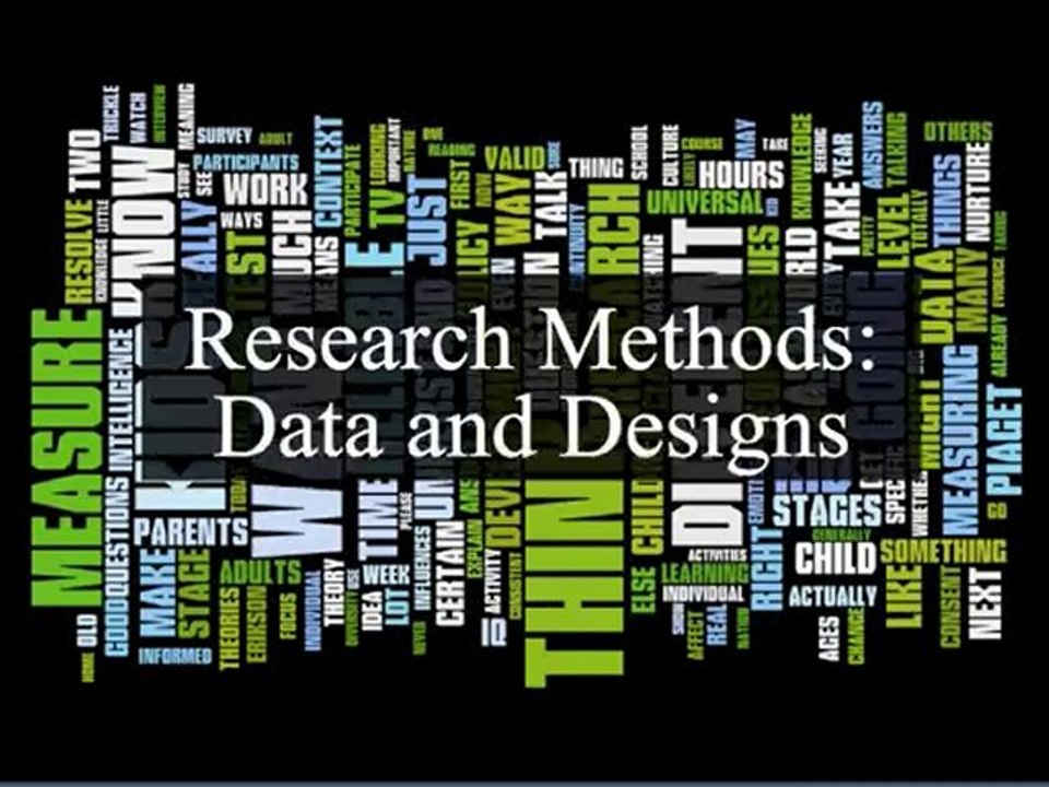 Module 1: Types of data and designs